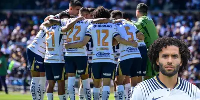 Jugadores de Pumas previo a vs Rayados. Foto: Récord