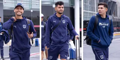 Jugadores de Rayados previo a viaje. Foto: Reporte Índigo
