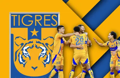 Jugadores de Tigres celebrando/Foto besthqwallapapers.