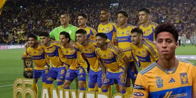 Jugadores de Tigres vs Cruz Azul. Foto: Tigres