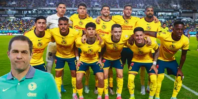 Jugadores del América previo a partido. Foto: Titansports