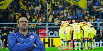 Jugadores del América previo al comienzo del partido. Foto: Unánimo Deportes