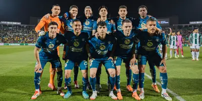 Jugadores del América vs Santos. Foto: Club América