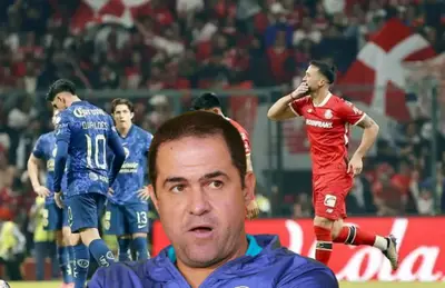 Jugadores del América y Toluca, André Jardine/ Foto Alejandro Pastrana.