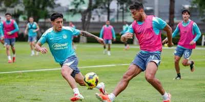 Jugadores en entrenamiento. Foto: Club América