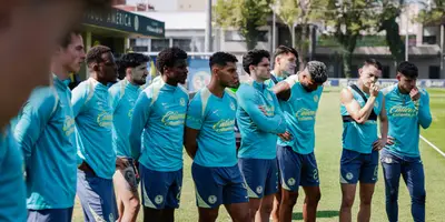 Jugadores en entreno. Foto: Club América