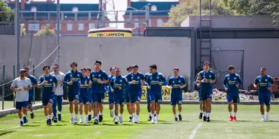 Jugadores en entreno. Foto: Club América