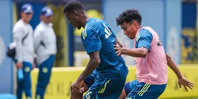 Jugadores en entreno. Foto: Club América