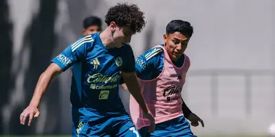 Jugadores en entreno. Foto: Club América