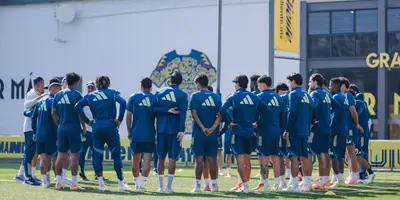 Jugadores en entreno. Foto: Club América