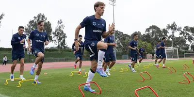 Jugadores en entreno. Foto: Rayados