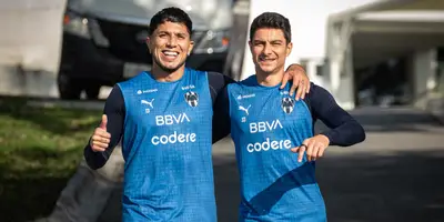 Jugadores en entreno. Foto: Rayados