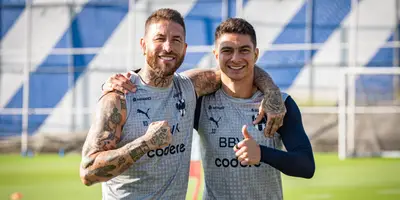 Jugadores en entreno. Foto: Rayados