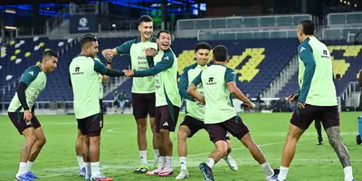 Jugadores en entreno. Foto: Selección Mexicana