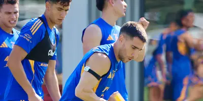Jugadores en entreno. Foto: Tigres