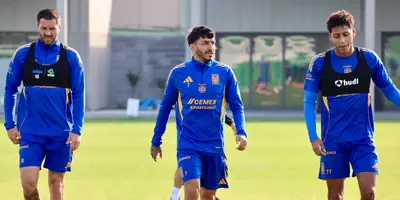 Jugadores en entreno. Foto: Tigres