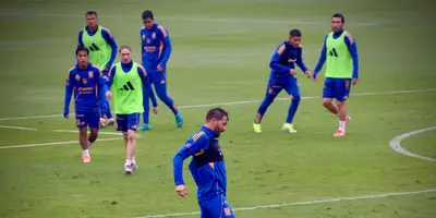 Jugadores en entreno. Foto: Tigres