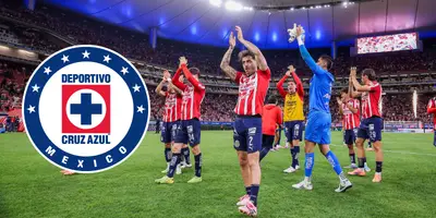 Jugadores en partido. Foto: Chivas