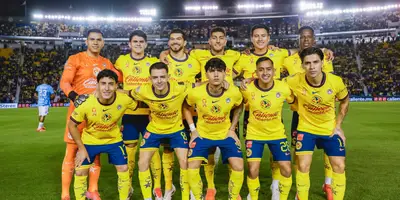 Jugadores en partido. Foto: Club América
