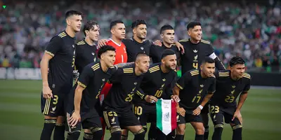 Jugadores previo a partido. Foto: Selección Mexicana