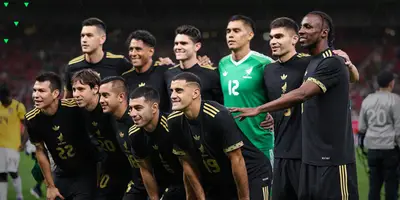 Jugadores previo a partido. Foto: Selección Mexicana