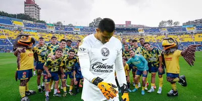 Jugadores previo al partido. Foto: Club América