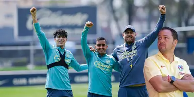 Jugadores y PF en entreno. Foto: Club América