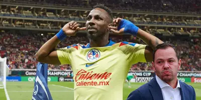 Julián Quiñones celebrando gol en Concachampions. Foto: Récord