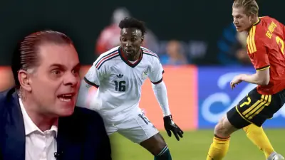 Julián Quiñones con la Selección Mexicana ante Bélgica y Christian Martinoli