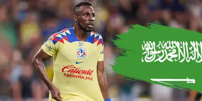 Julián Quiñones en partido con el América. Foto: AS México