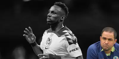 Julián Quiñones en partido con el América. Foto: El Universal