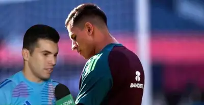 Julio González junto a Luis Ángel Malagón / FOTO X