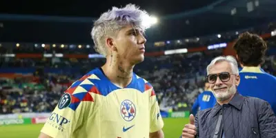 Kevin Álvarez en partido con América en la cancha del Estadio Hidalgo. Foto: Periódico AM