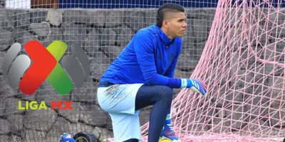 Kevin Mier en entrenamiento de Cruz Azul. Foto: Quadratin México