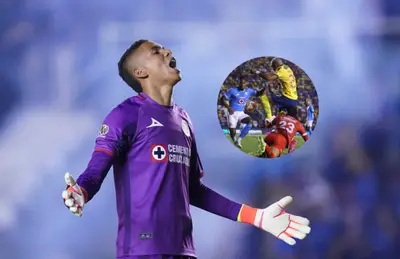 Kevin Mier gritando/Foto Fútbol Total.