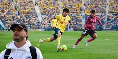 Kevin vs Mazatlán de fondo, tomado de Club América, con Benedetti al frente