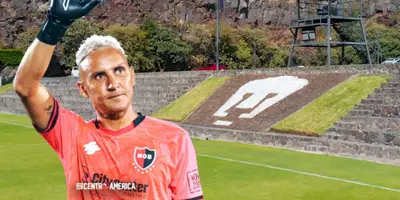 Keylor Navas en el Pedregal / FOTO TNT SPORTS