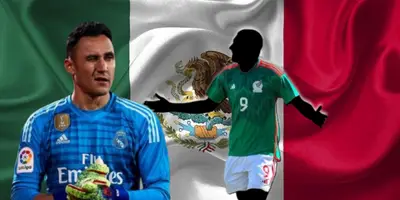 Keylor Navas junto a futbolista incógnito del Tri / FOTO DIEZ