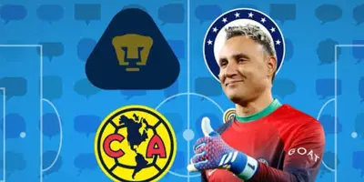 Keylor Navas junto a los grandes del fútbol mexicano / FOTO BEIN SPORTS