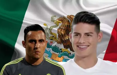 Keylor Navas y James Rodríguez riendo/ Foto Tec de Monterrey.