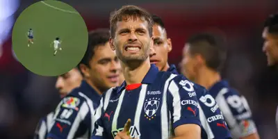 La polémica jugada previo al gol de Sergio Canales / FOTO GOAL