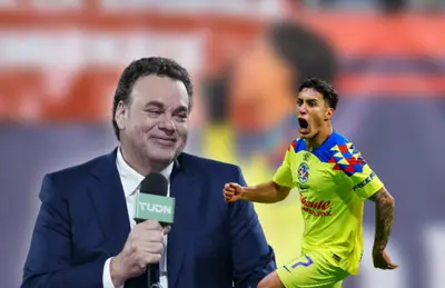 La reacción de David Faitelson.