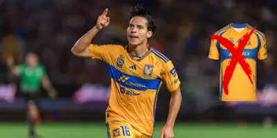 Lainez en partido con Tigres. Foto: Excélsior