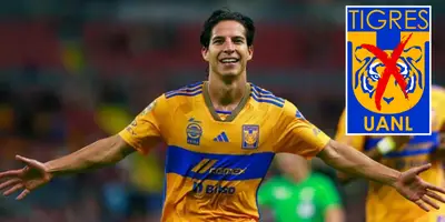 Lainez en partido con Tigres. Foto: Fútbol Total