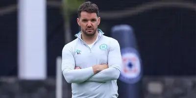 Larcamón en entreno. Foto: Cruz Azul