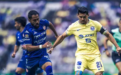 Las Águilas dominan la primera mitad del duelo ante Necaxa con gol de Diego Valdés.