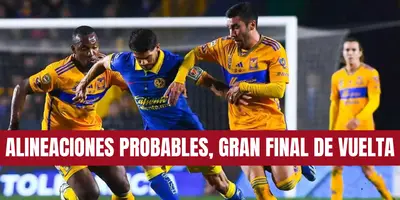 Las posibles alineaciones de América y Tigres.