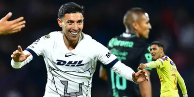 Leonardo Suárez celebrando gol vs Santos. Foto: Excélsior.