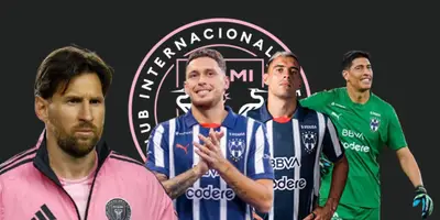 Lionel Messi junto a Lucas Ocampos, Germán Berterame y Esteban Andrada / FOTO BBC