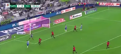 Los Rayados ya lo ganan 2 por 0.